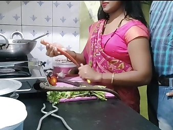 Witness Mumbai Ashu, the Indian daughter, spray while getting her huge bumpers and butt penetrated in the kitchen