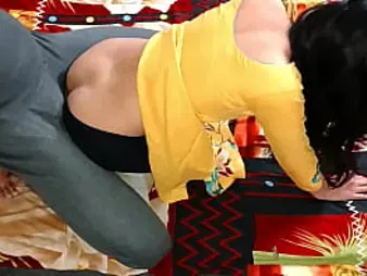 Desi Indian stepmother Hancock gets mischievous and penetrates rear end-fashion with her monstrous Pakistani arse