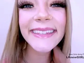 Dan Ferrari's youthful honey gets her facehole opened up in a slow-motility Pov fellatio madness