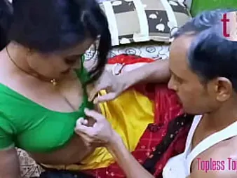 Insane Savita Bhabhi gets her fat baps and bootie plumbed stiff by Manasb and kajal