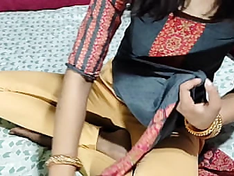 Nasty Indian student Neha Sharma gets her cock-squeezing arse poked by Varun Sharma's rigid penis