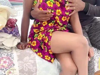 See this super hot & nasty Sri Lankan wifey with smallish globes & cock-squeezing slit get ultra-kinky with her ex-bf in office