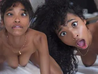 Barbie Rous goes nasty & takes on a huge one in her small black beaver