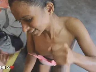 Indian nubile with a taut bod gets her cunny humped by a good-sized dude cock and ginormous dude rod