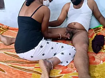 Desi Molten Cpl's Indian wifey gets a footjob and blow-job from Desihot1 in Homemade flick