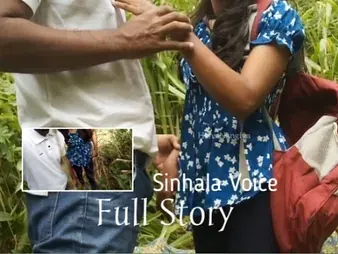 Na?ve duo HansiNangiya takes risky public porking in Sri Lankan Super-steamy Outdoor Fucky-fucky