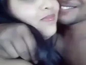 Hot Desi GF and BF shot a uninhibited and moisture sex occasion with a hot twist