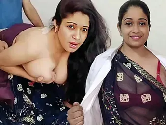 Sonu & Hunter's Desi saree fuckfest: Indian nurse gets romped firm by ex- lover