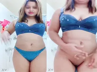 Indian teen with hairless pussy with the addition of shaved twat in excess of webcam