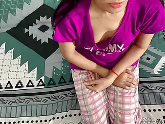 Indian Desi Hancock's step-sister-in-law gets her nerve-wracking cunt nailed and virgin tight seize opened up upon the max!