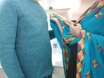 Desi Step-sis begs be expeditious for more, obstacle can't cock a snook at getting pounded connected with the kitchen