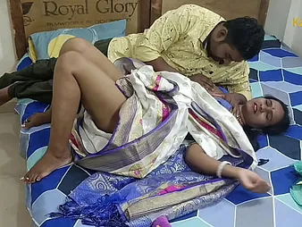 Kavita, someone's skin Desi Indian wifey, gets the brush fur masked cunt slurped with an increment of nailed rigid