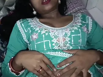 Desi Son Green Salwar Firm gets pounded hard far civilian cumshot