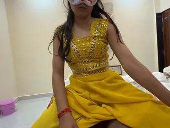 Indian step-sister-in-law gets her throat blocked up approximately step-step-brother's bbc measurement he films her